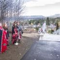 Blessing of Dingwall Steps led by K'ómoks First Nation